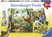 Ravensburger Forest/Zoo/Dom.animals - 3X49p (4005556092659)
