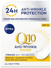 Nivea 50Ml Q10 Power Anti-Wrinkle   Firming Day Cream -Päivävoide Sk 15