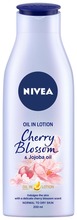 Nivea 200Ml Oil In Lotion Cherry Blossom & Jojoba Oil -Vartaloemulsio
