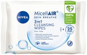 Nivea 25Kpl Micellair Skin Breathe® Cleansing Wipes -Puhdistusliinat