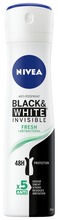 Nivea 150Ml Black & White Invisible Fresh Deo Spray -Antiperspirantti