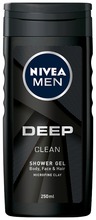 Nivea Men 250Ml Deep Shower Gel -Suihkugeeli (4005900516305)