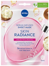 Nivea 1Kpl Natural Radiance Sheet Mask -Kasvonaamio (4005900623553)
