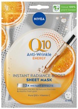 Nivea 1Kpl Q10plusc Anti-Wrinkle + Energy Sheet Mask -Kasvonaamio (4005900623577)