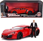 Keräilyauto Fast & Furious W Motors Lykan 1:18 (4006333064487)