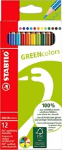 Stabilo Puuvärikynä Greencolors 12 Väriä