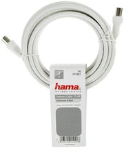 Hama Antennijohto 75Db 3M Valkoinen (4007249119018)