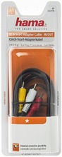 Hama Scart - 3Xrca Johto 1,5M (4007249431783)