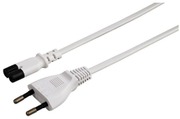 Hama Laitevirtajohto 1,5M Euro-Plug - 2-Pin-Socket, Valkoinen (4007249442178)