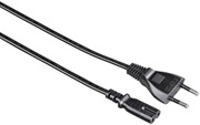 Hama Laitevirtajohto 2,5M Euro-Plug - 2-Pin-Socket, Musta (4007249442239)