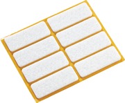 Lattiasuoja 16X44mm, 8Kpl Valkoinen (4007874833426)