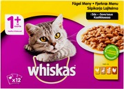 Whiskas 1+ Siipikarjalajitelma Kastikkeessa 12X100g (4008429073717)