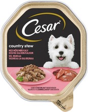 Cesar Country Kitchen Vasikanlihaa & Kalkkunaa Kastikkeessa 150G (4008429094521)