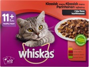 Whiskas 11+ Perinteinen Lajitelma Kastikkeessa 12X100g (4008429114472)