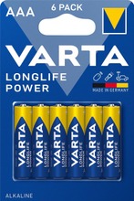 Varta Longlife Power Aaa 6-Pack (4008496679263)