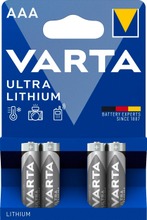 Varta Ultra Lithium 4Xaaa Litiumparisto (4008496680436)