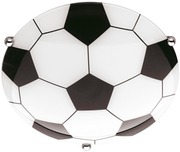 Trio Soccer Plafondi E27 60W Valkoinen/Musta (4017807131895)