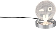 Trio Smiley Kromi Led Pöytävalaisin (4017807415995)