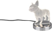 Trio Dog Kromi Led Pöytävalaisin (4017807416008)