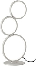 Trio 45 Rondo Pöytävalaisin Valkoinen Led 17W 1500Lm 3000K (4017807423792)