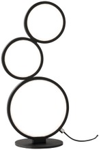 Trio 45 Rondo Pöytävalaisin Musta  Led 17W 1500Lm 3000K (4017807423815)