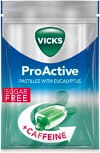 Vicks Proactive Sokeriton Kurkkupastilli  72G (4030300003544)