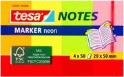 Tesa Notes Neon 20X50mm 4X50kpl Viestilaput