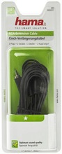 Hama Audiojohto 2Xrca Uros - 2Xrca Naaras 3M Musta (4047443189523)