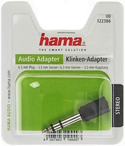 Hama Audiosovite 3,5Mm - 6,3Mm, Stereo (4047443194497)