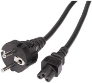 Hama Laitevirtajohto 1,5M Schuko-Plug - 3-Pin-Socket, Musta (4047443295781)