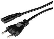 Hama Laitevirtajohto 5M Euro-Plug - 2-Pin-Socket, Musta (4047443304322)
