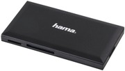 Hama Usb 3.0 Muistikortinlukija, Sd/Microsd/Cf/Ms, Musta (4047443361684)