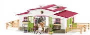 Schleich Horse Club Hevostalli Ja Tarvikkeet - Talli, Ratsastaja, Hevonen Ja Varsa (4055744005602)
