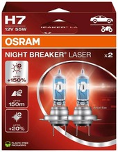 Osram Night Breaker Laser H7 12V 55W Polttimopari (4062172114332)
