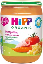 Hipp 190G Luomu Nuudeleita, Vihanneksia Ja Kinkkua 6 Kk (4062300004221)