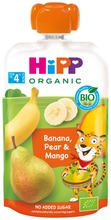 Hipp 100G Luomu Smoothie Banaania, Päärynää&Mangoa 4Kk (4062300307162)