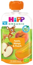 Hipp 100G Luomu Smoothie Persikkaa, Mangoa&Omenaa 4Kk (4062300307193)