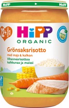 Hipp 220G Luomu Vihannesrisottoa & Kalkkunaa 12Kk (4062300371538)