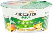 Andechser Natur Kermajogurtti Mango-Vanilja 150G Luomu (4104060012150)