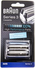 Braun 32S Silver Cassette Terä Ja Teräverkko (4210201115809)