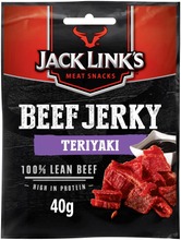 40G Jack Link's Beef Jerky Teriayki Maustettuja Ja Kuivattuja Naudanlihasuikaleita (4251097406862)