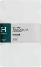 House Satiinialuslakana 180X270cm Valkoinen (4337255388758)