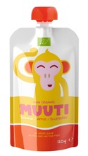 Muuti Luomu Banaani Omena Mustikka Smoothie 110G (4740073072837)