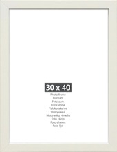 Kehys Nina White Mdf 30X40 (4740100452304)