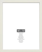 Kehys Nina White Mdf 40X50 (4740100452311)