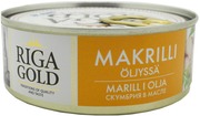 Riga Gold Makrillipala Öljyssä 240G/168G (4751001585732)