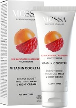 Mossa Vitamin Cocktail Energy Boost Multi-Use Naamio Ja Yövoide, 60Ml (4751009827223)