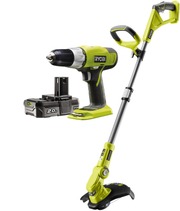 Ryobi Trimmeri+Porakonesetti Rlt1832cd3hs (4892210160331)