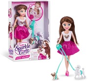 Sparkle Girlz Nukke Koiran Ulkoiluttaja (4894680004528)