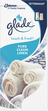 Glade 10Ml Touch & Fresh Pure Clean Linen Ilmanraikastintäyttö